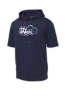 Picture of Sport-Tek® Sport-Wick® Fleece Short Sleeve Hooded Pullover